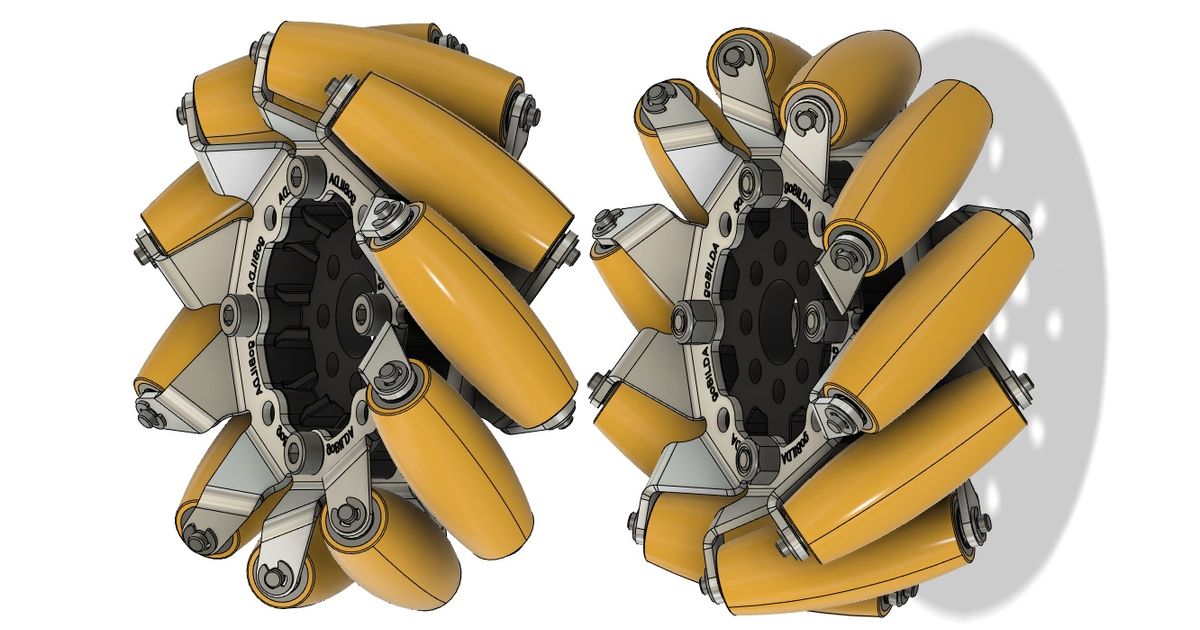 goBILDA Mecanum Wheels by Pax 3D Download free STL model