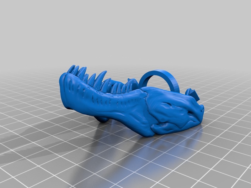 Miniatura 3 do modelo 3D T-Rex Finger Puppet