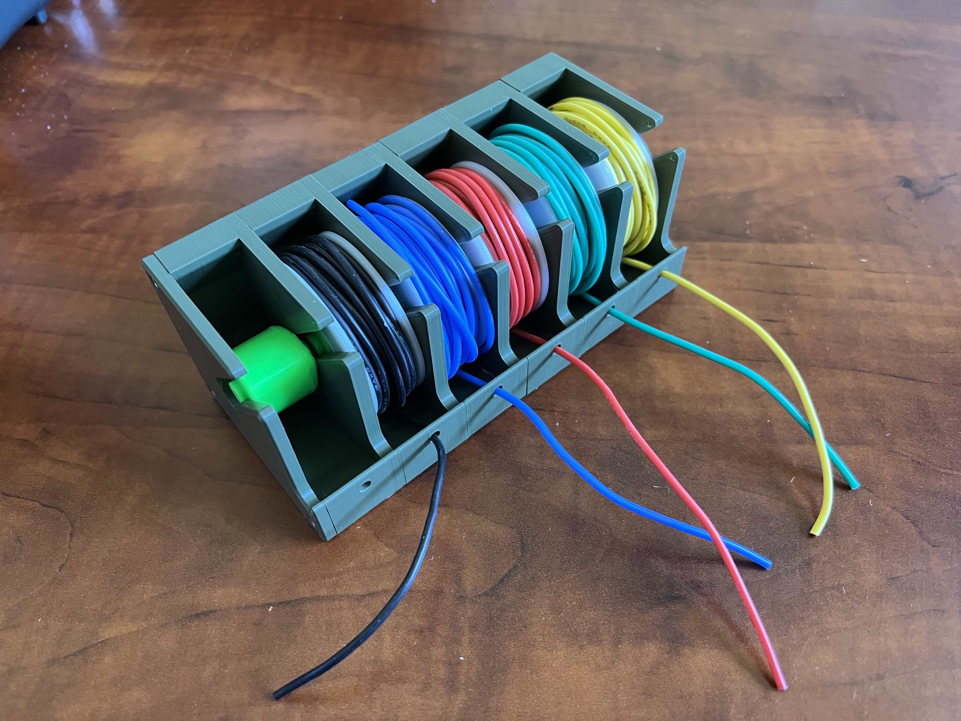 Miniatura 6 do modelo 3D Modular Wire Spool Holder