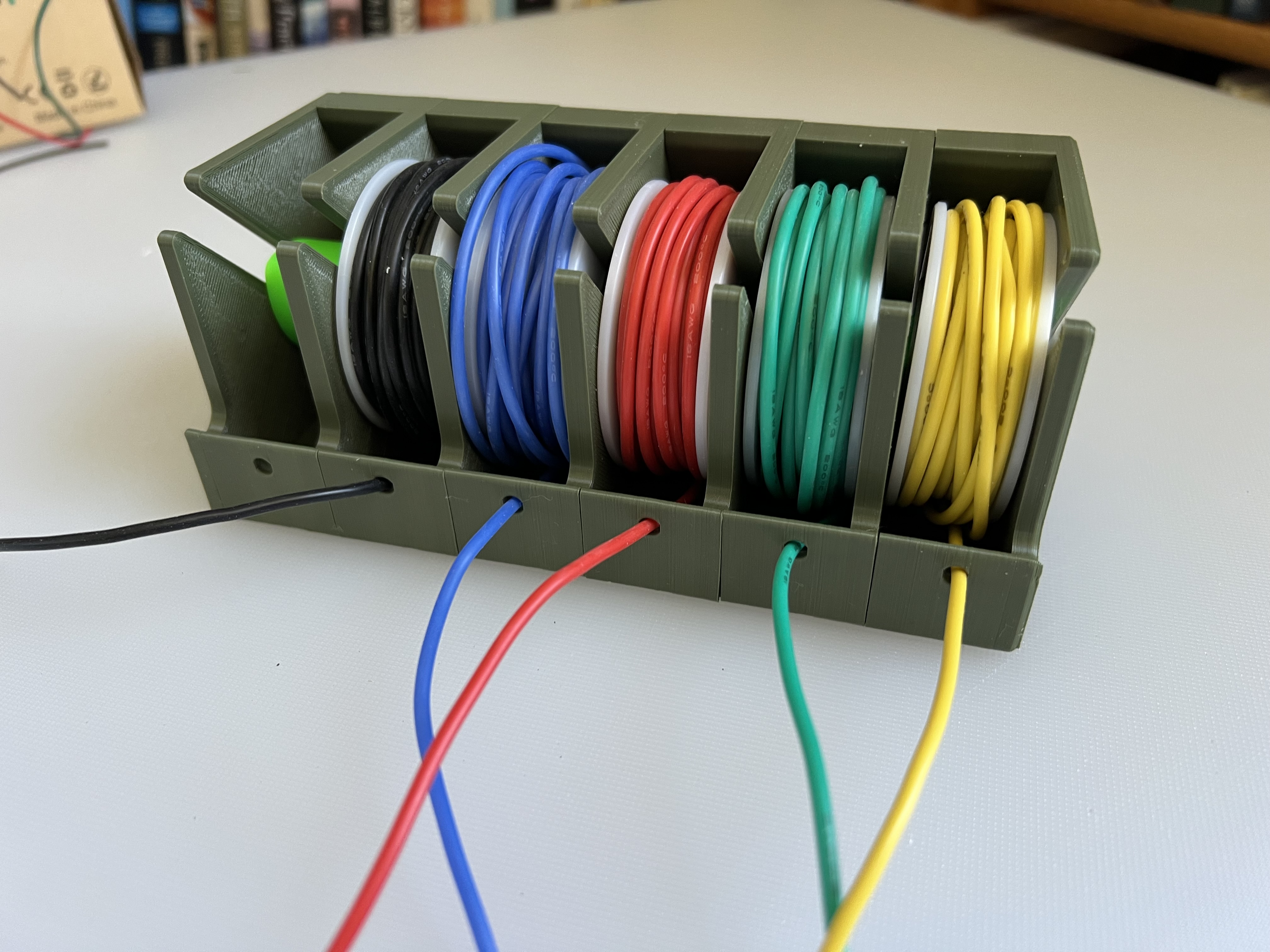 Miniatura 5 do modelo 3D Modular Wire Spool Holder