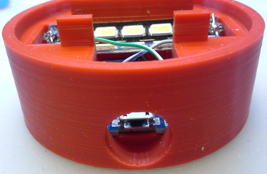 Base for double twist lamp