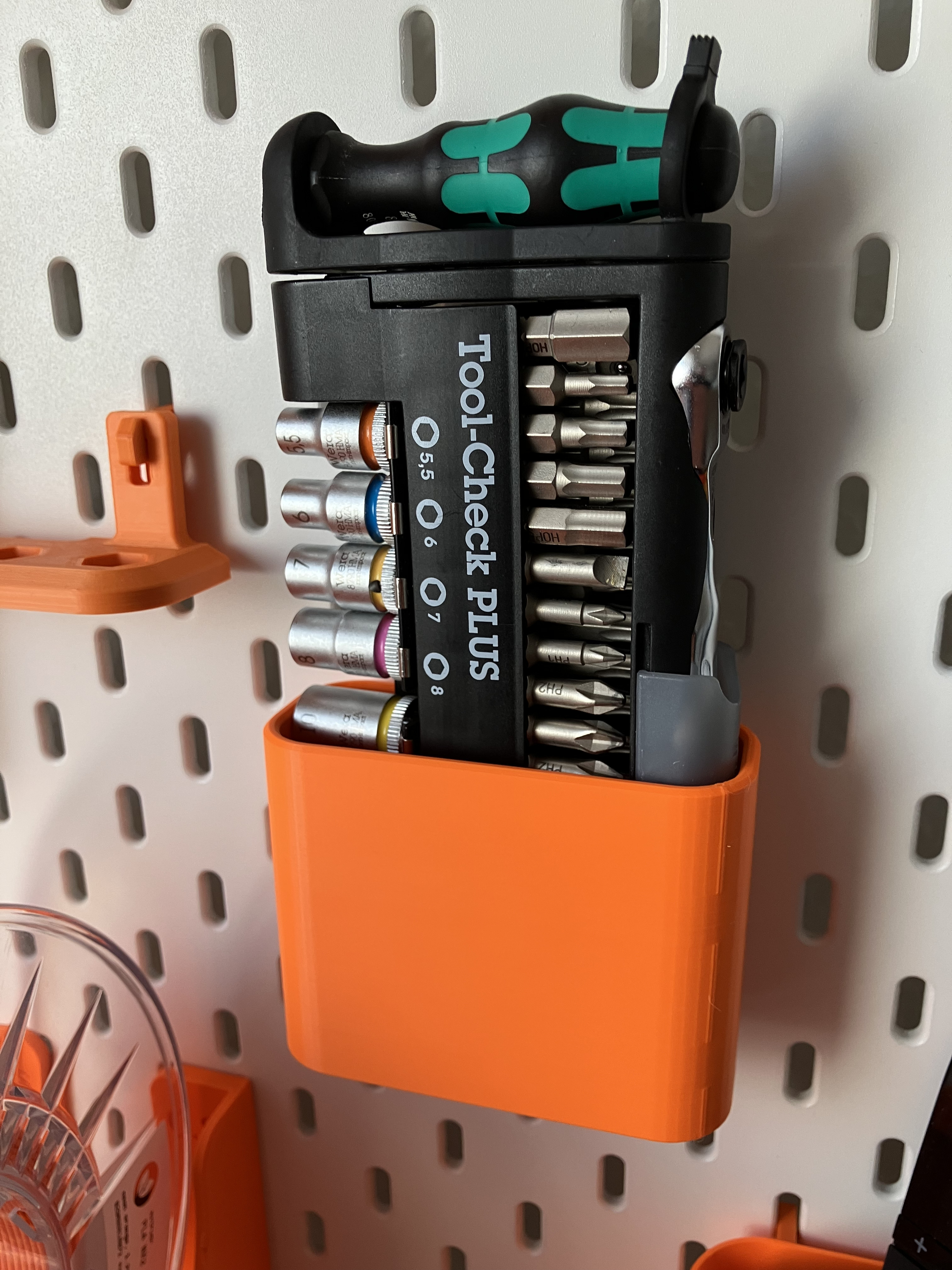 Ikea Skadis holder for Wera Toolcheck Plus