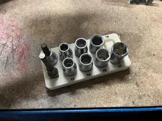 Bits &amp; Sockets Organizer Tray by sdgsean | Download free STL model ...