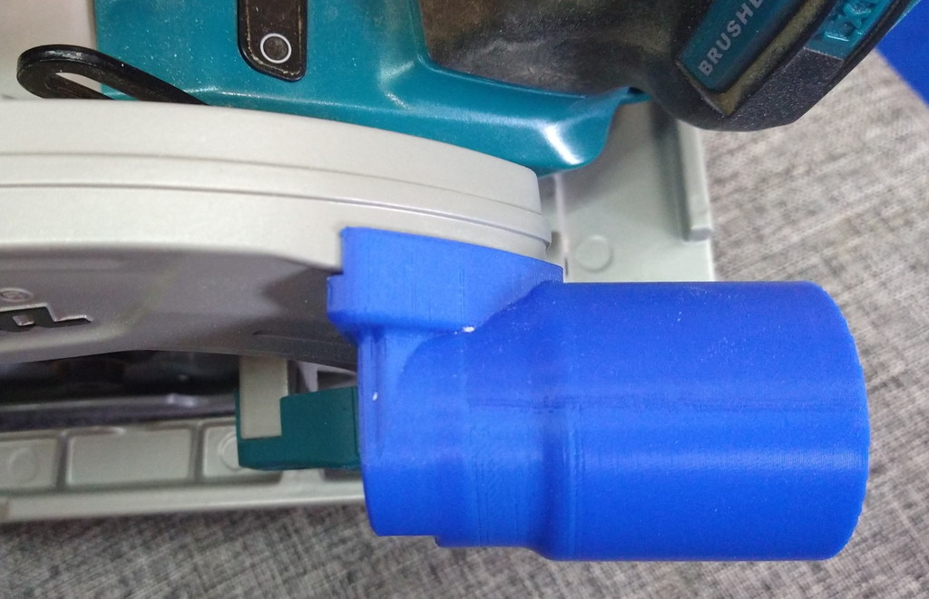 vakuum adaptor for Makita DHS680 (US Makita XSH03) circular saw by
