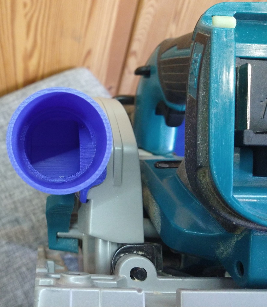 vakuum adaptor for Makita DHS680 (US Makita XSH03) circular saw by