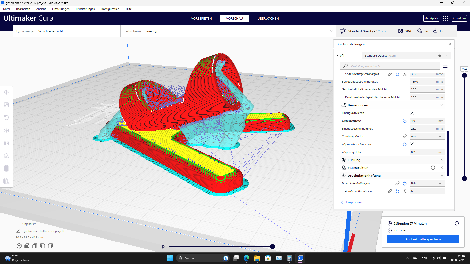 CFH M20 Gaslöter Halter by Al | Download free STL model | Printables.com