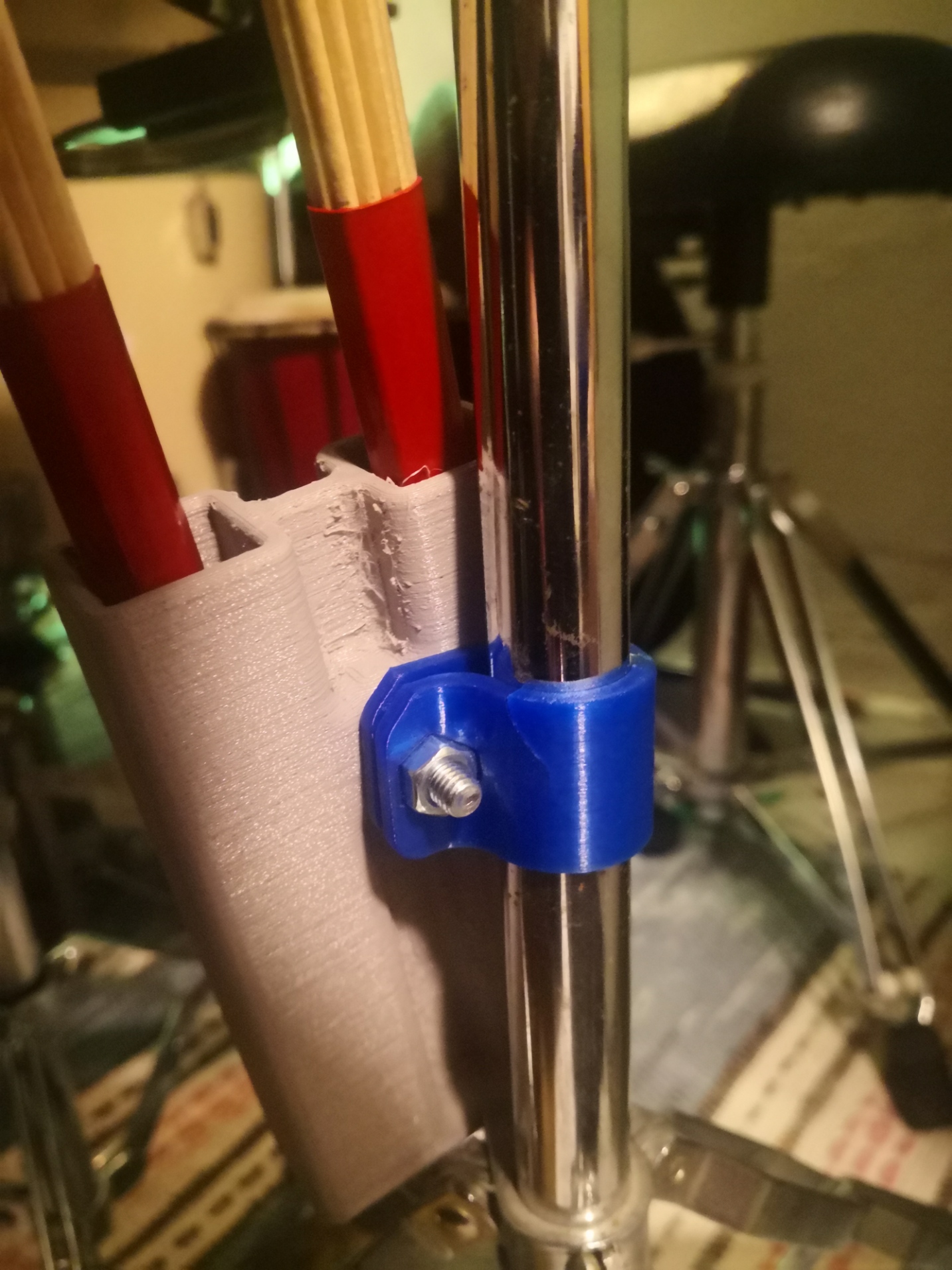 19mm mount for drum stick holder by 3dil Download free STL model