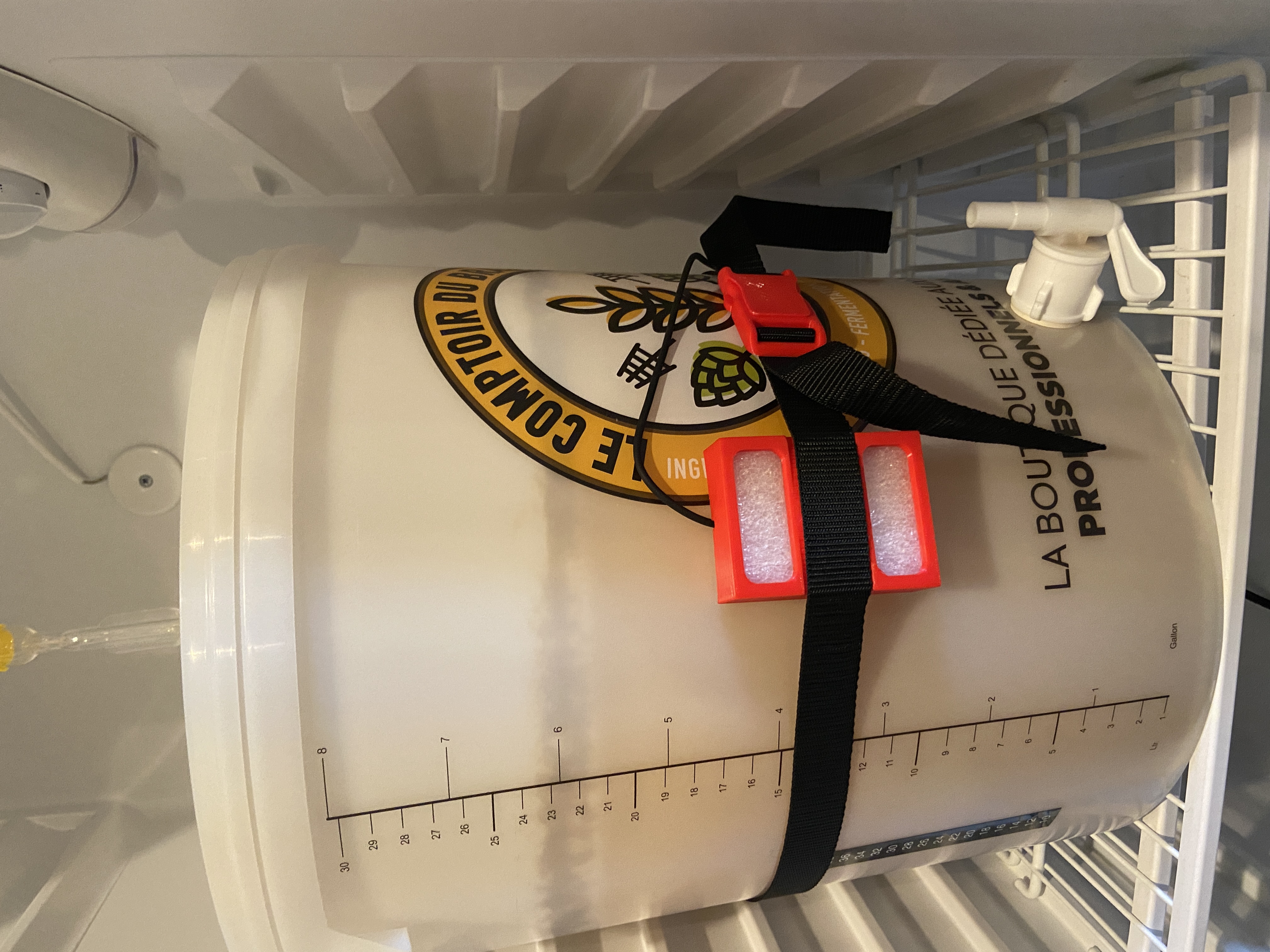 Brewing - Fermenter Temperature Sensor Holder