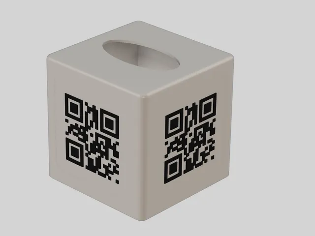 Modular QR Tissue Box