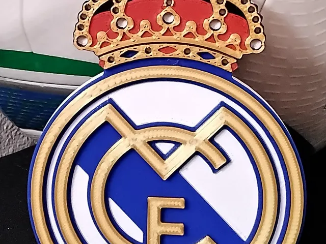 Real Madrid Club de Fútbol coaster or plaque.