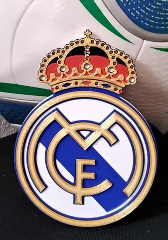 Real Madrid Club de Fútbol coaster or plaque.