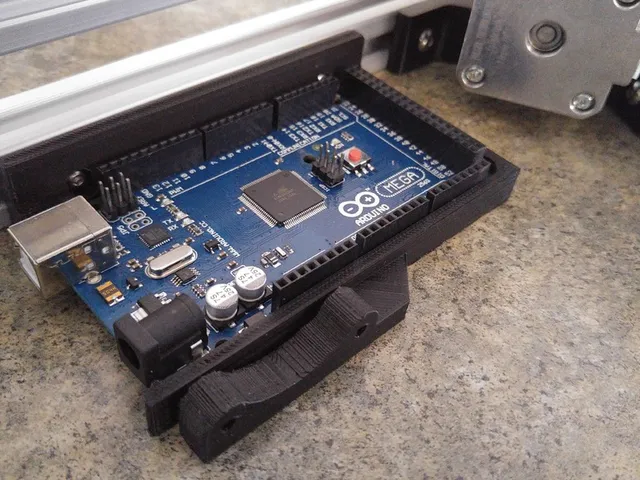 Arduino + RAMPS Mount with Fan for 2020  Open Beam