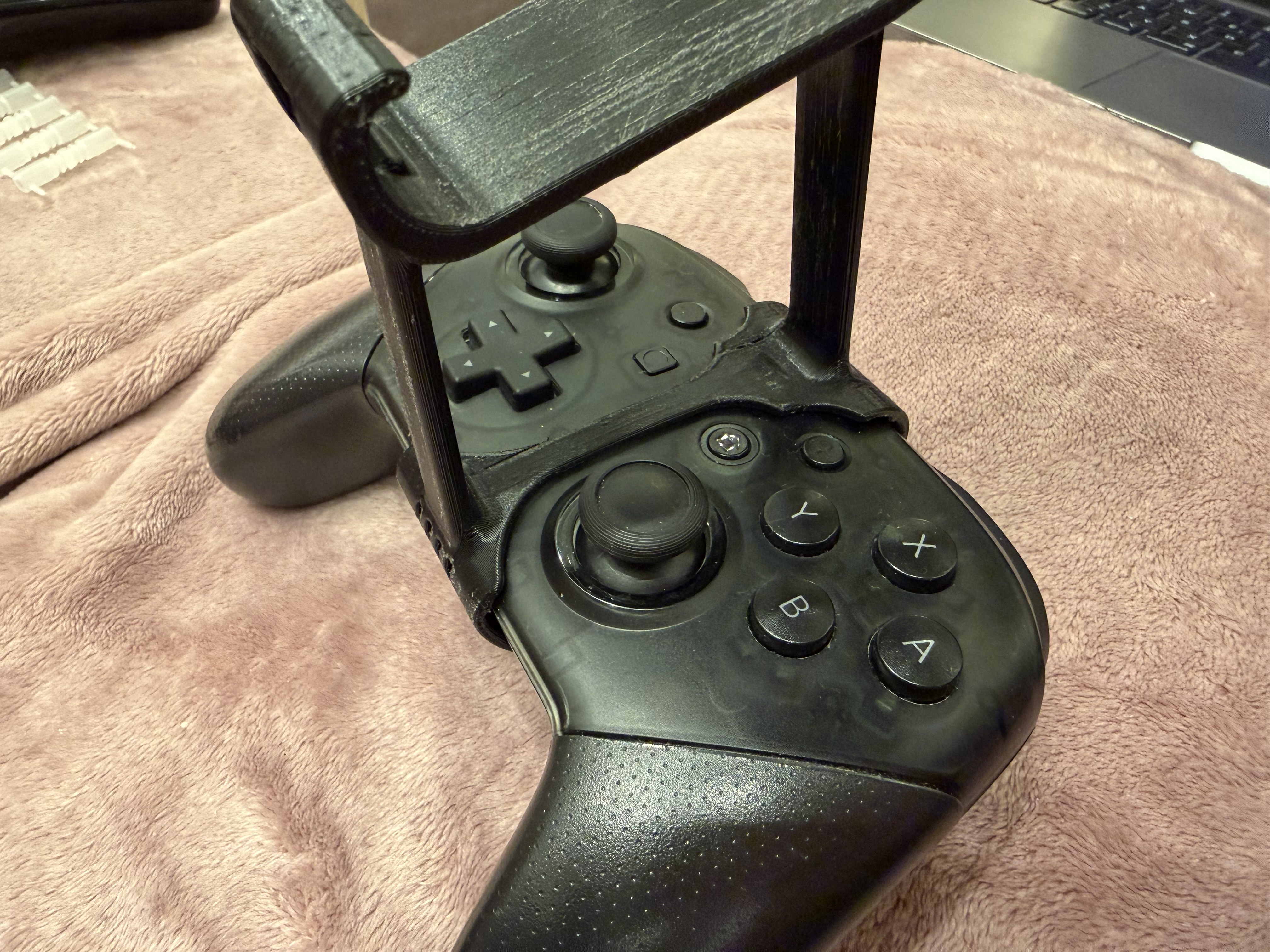 Miniatura 2 do modelo 3D Switch 2 Mount for Pro Controller 1