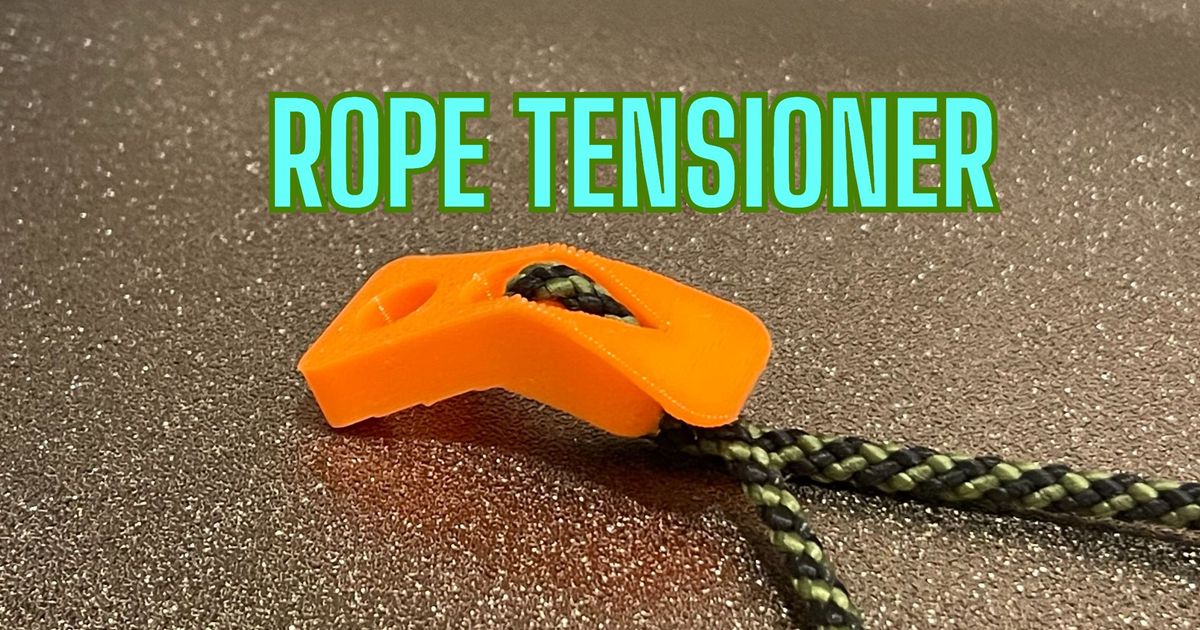 Rope Tensioner / rope knot tie/ paracord tensioner by tee Download
