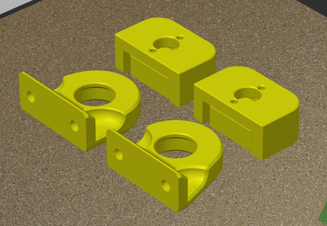 Ender 3 Lead Screw Mount and Top Bearing Support to solve ZBanding by