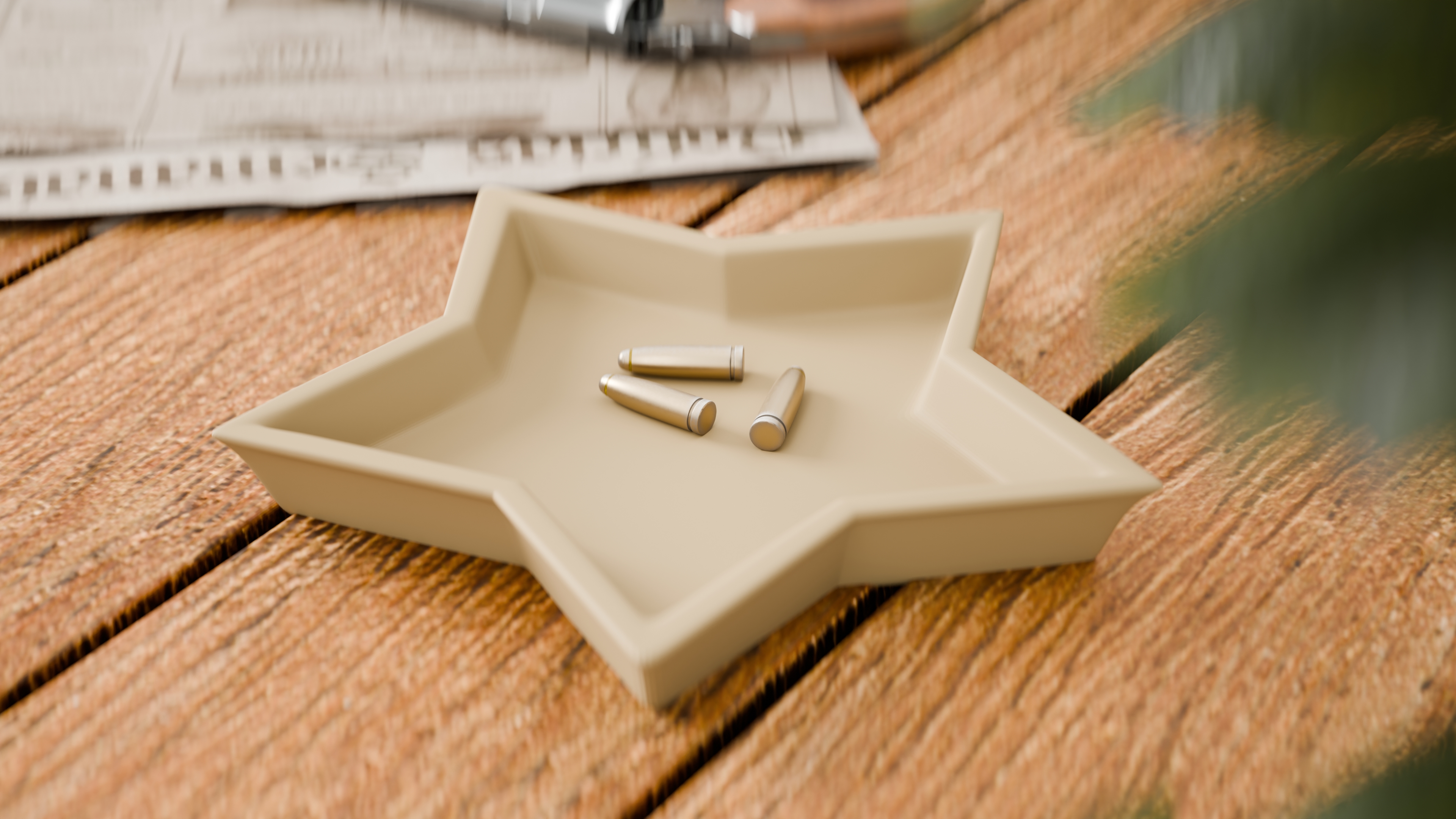 Sheriff Star Tray