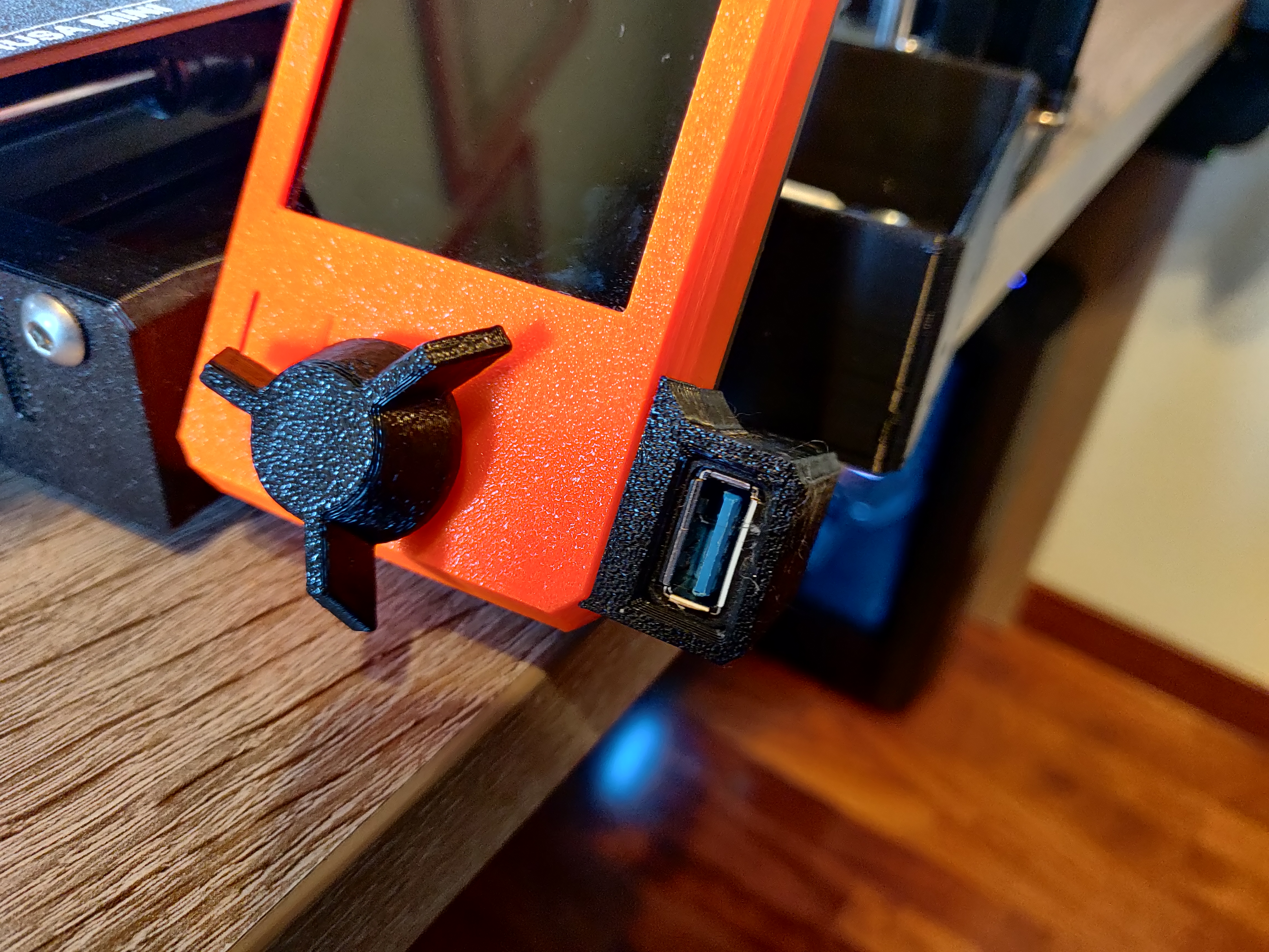 Prusa Mini - Back cover with USB