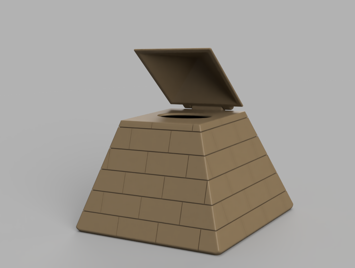 Pyramid Tissue Box