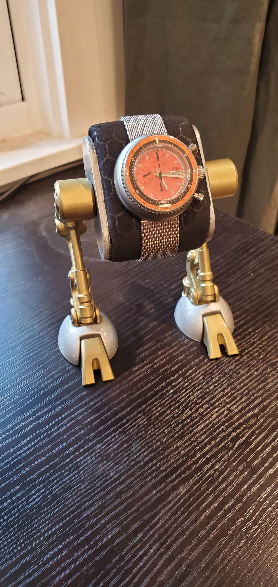 Robot Watch Holder by hegel Download free STL model