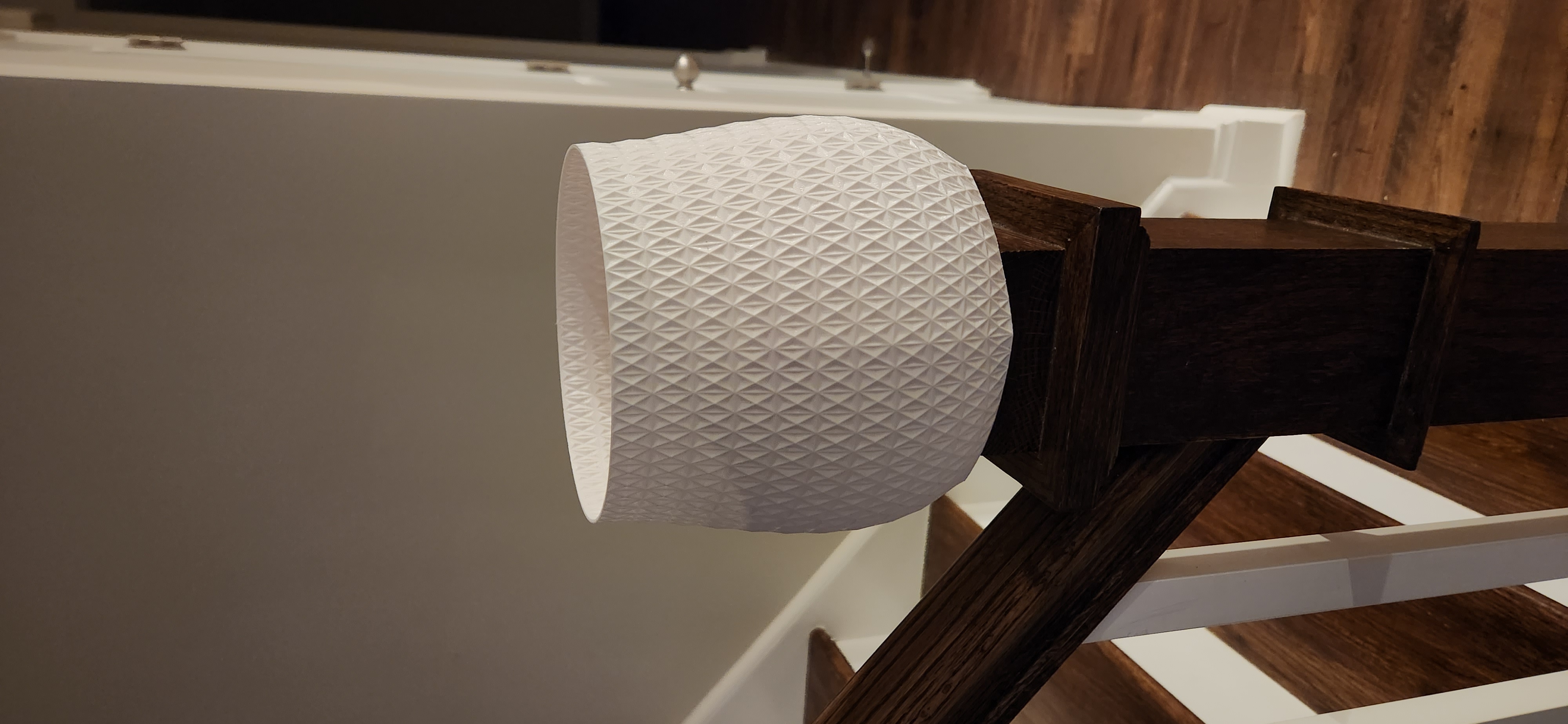 Large Geometric Patterned Pot