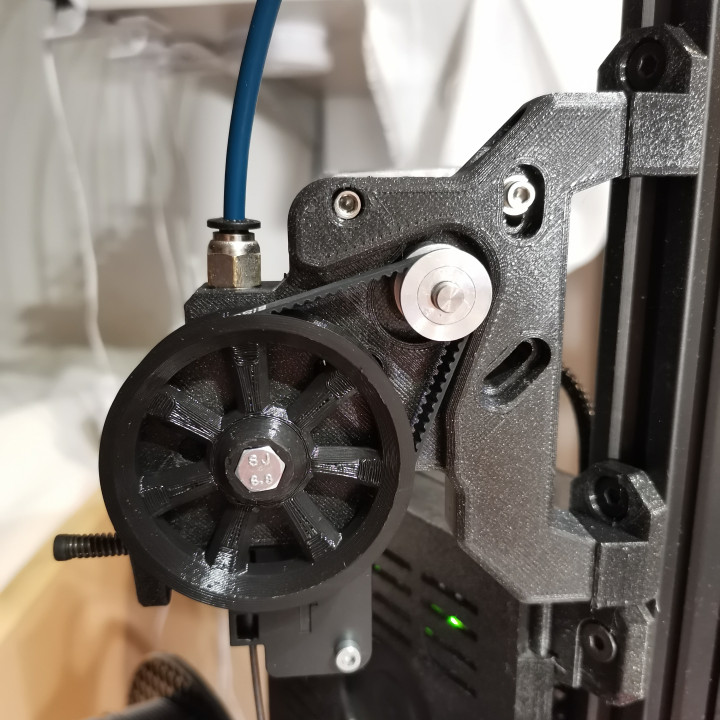 Belt Bowden Extruder w/filament sensor