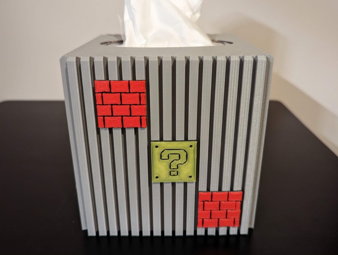 Mario Blocks Tissue Box Addons
