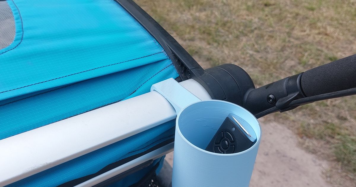 Thule chariot cup holder by Milan Masek Download free STL model