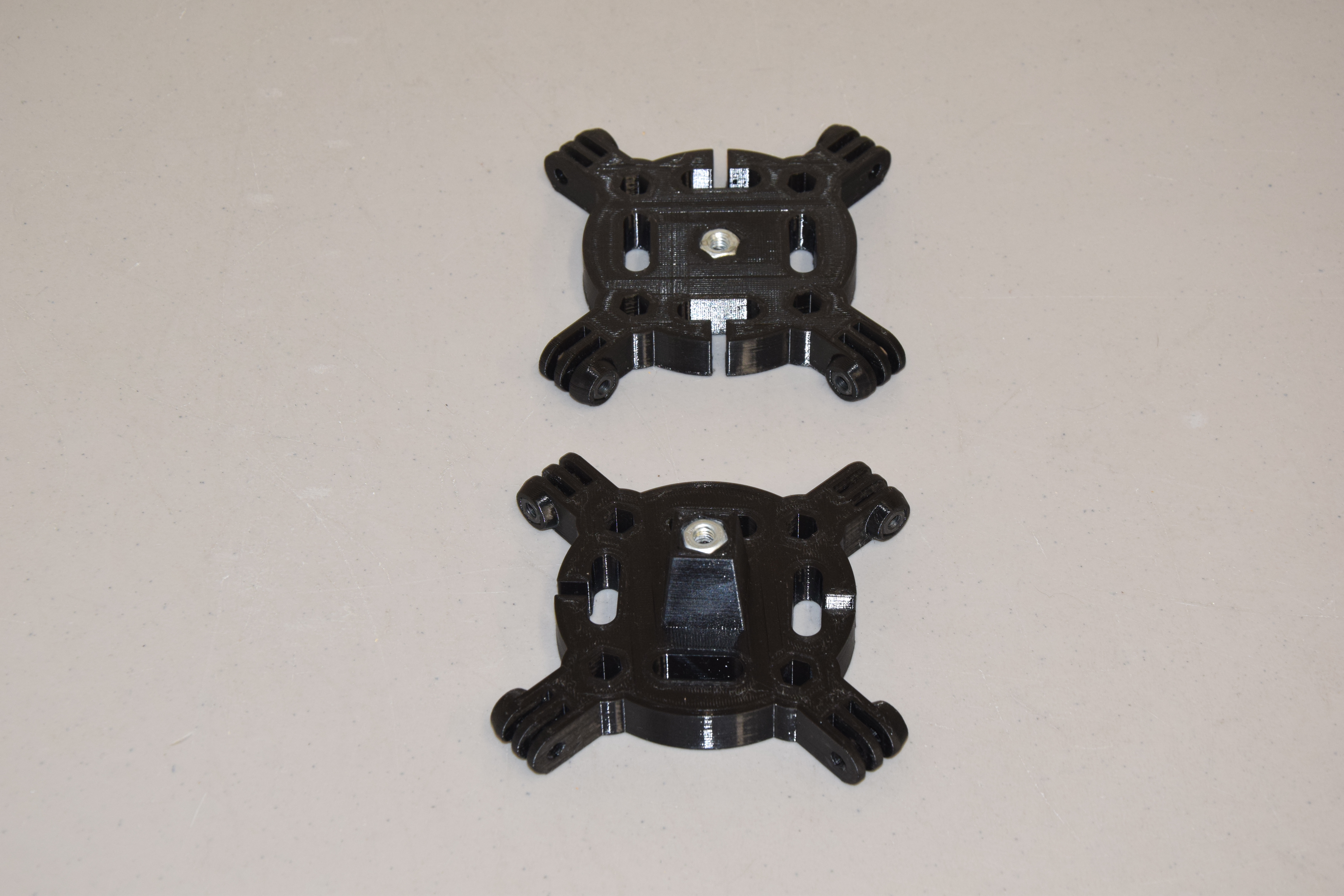 4 way camera tripod mount using GoPro mounting system