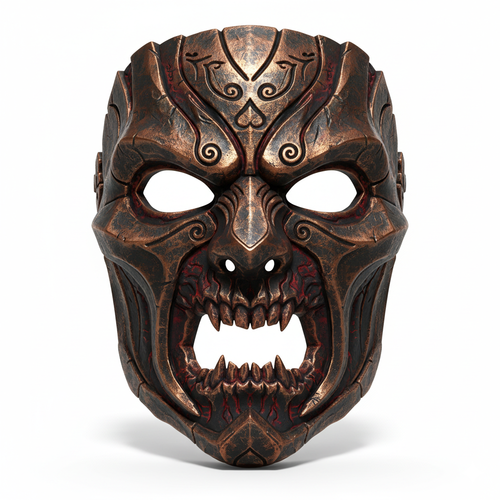 Lava Titan Warlord, mask, cosplay, wearable, costume, face, helmet