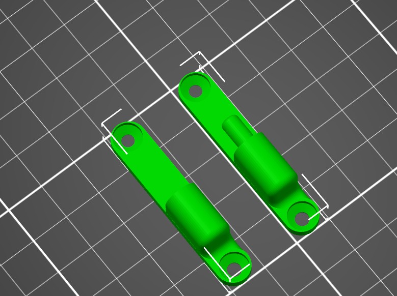 Schanier für Mückennetztür 3D model