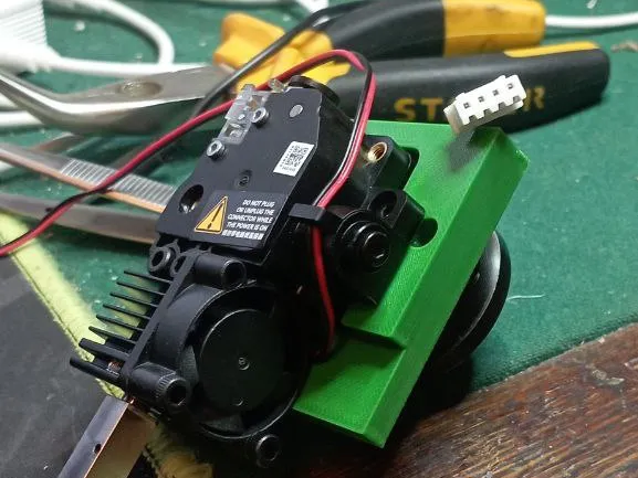 Custom P1S Extruder frame