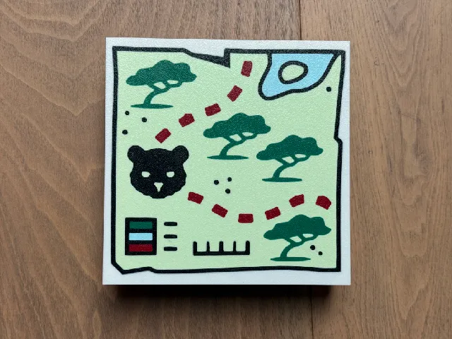 Lego Treasure Map Tile - 10x size (3/4)