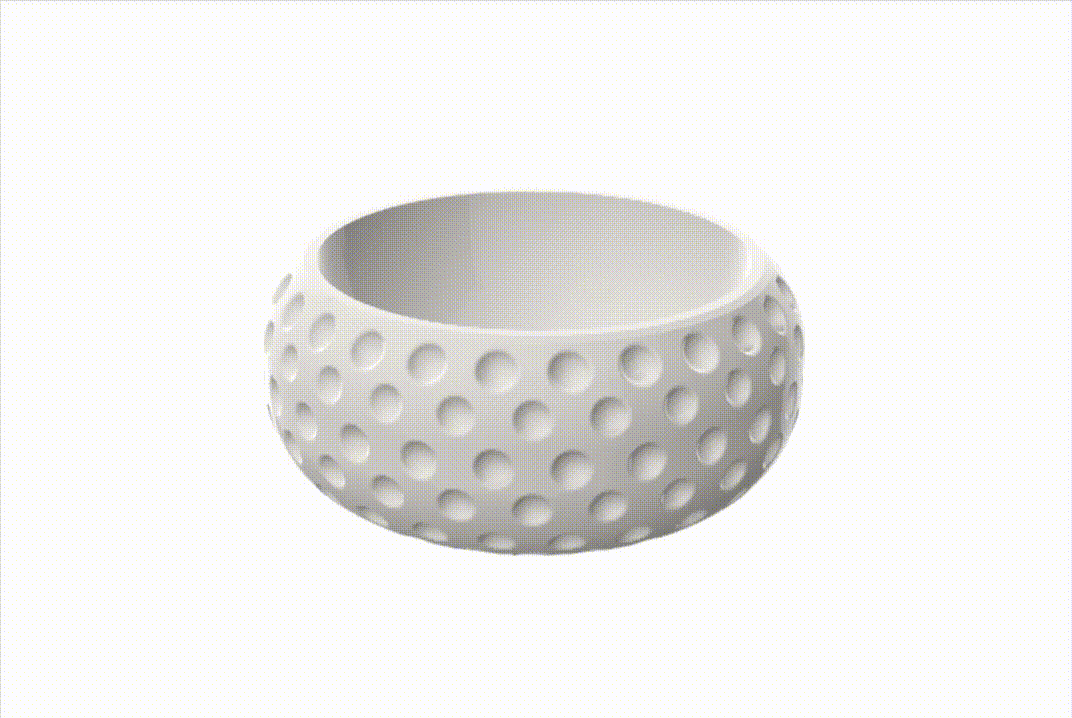 Miniatura 6 do modelo 3D Dimple - The Golf Alignment Stencil