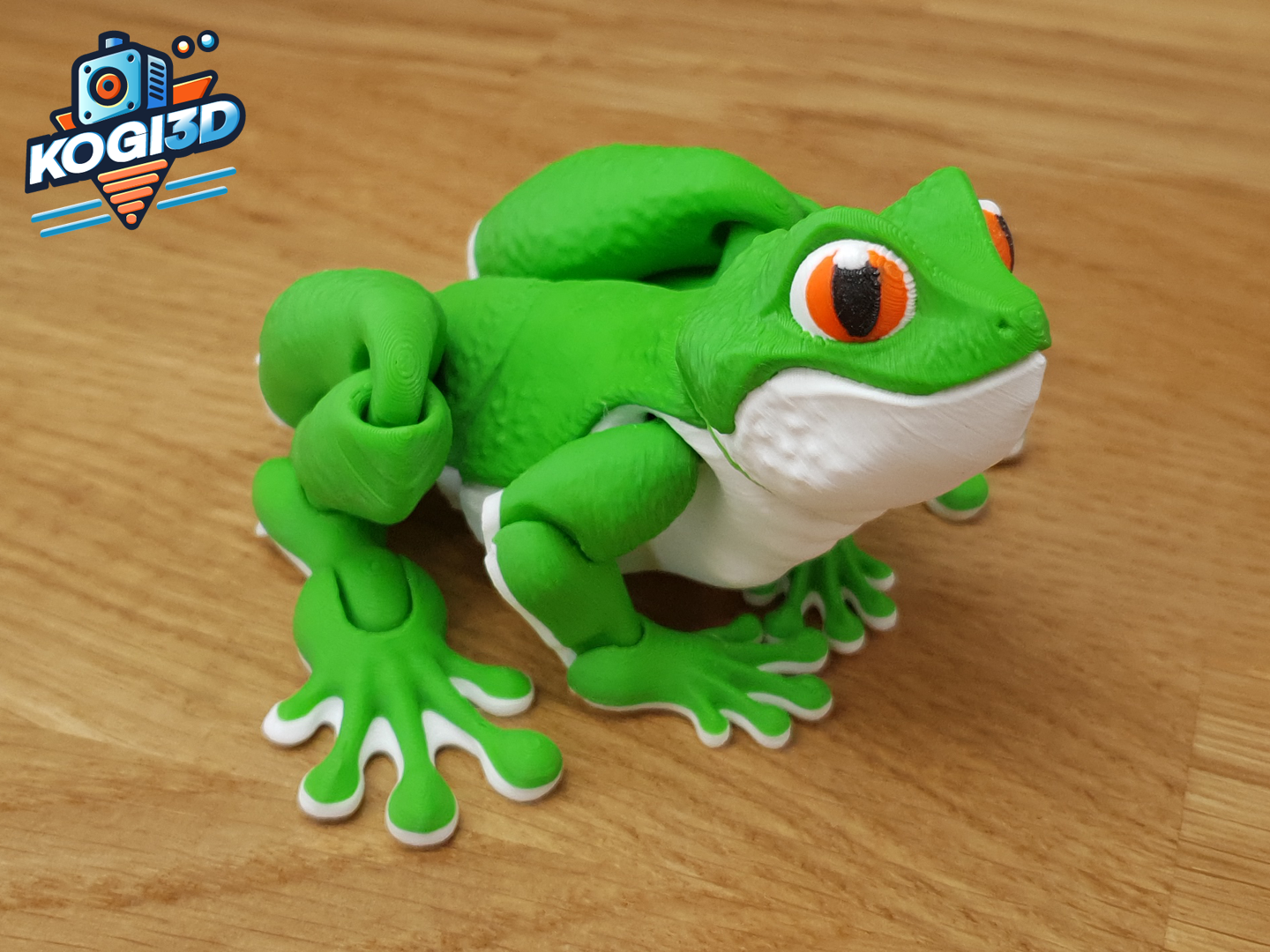 Miniatura 8 do modelo 3D Articulated Tree Frog
