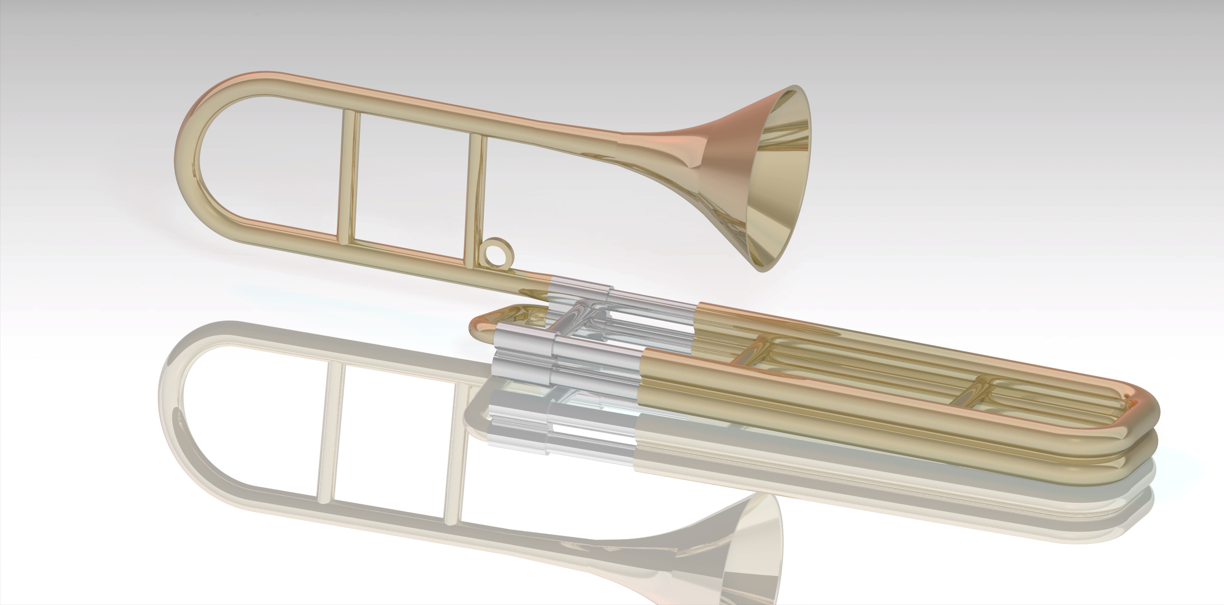DoubleSlide_Trombone by Melmaking Download free STL model