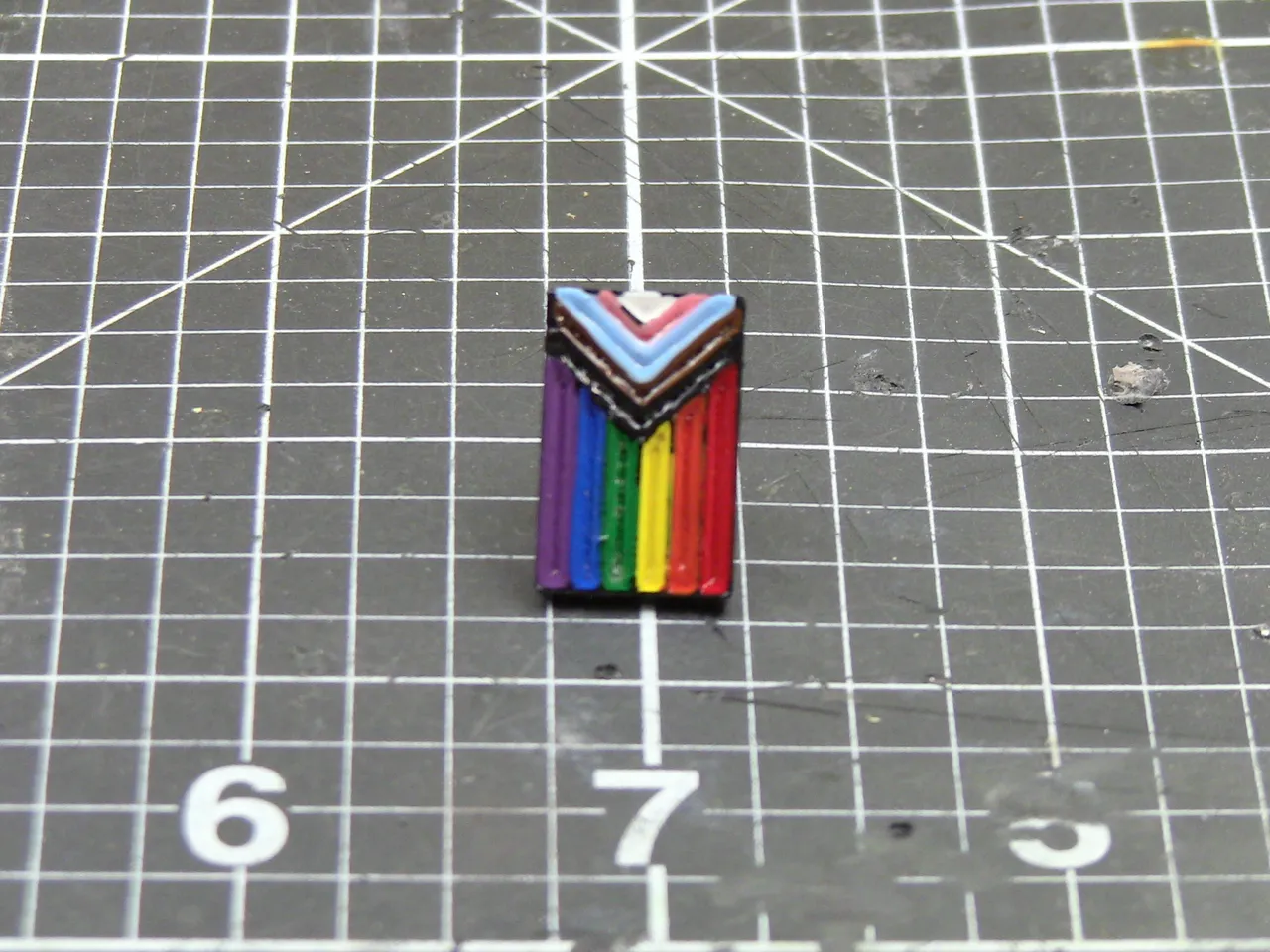 Inclusive Pride enamel pin by Nick Tailor | Download free STL model ...