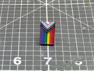 Inclusive Pride enamel pin