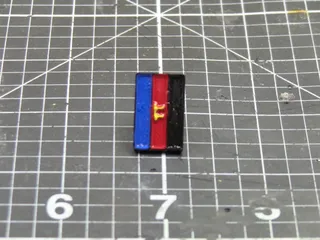 Polyamorous Pride enamel pin