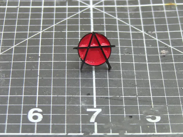 Anarchy Symbol enamel pin