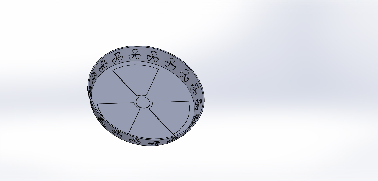 Thin Radioactive Flower Pot Saucer
