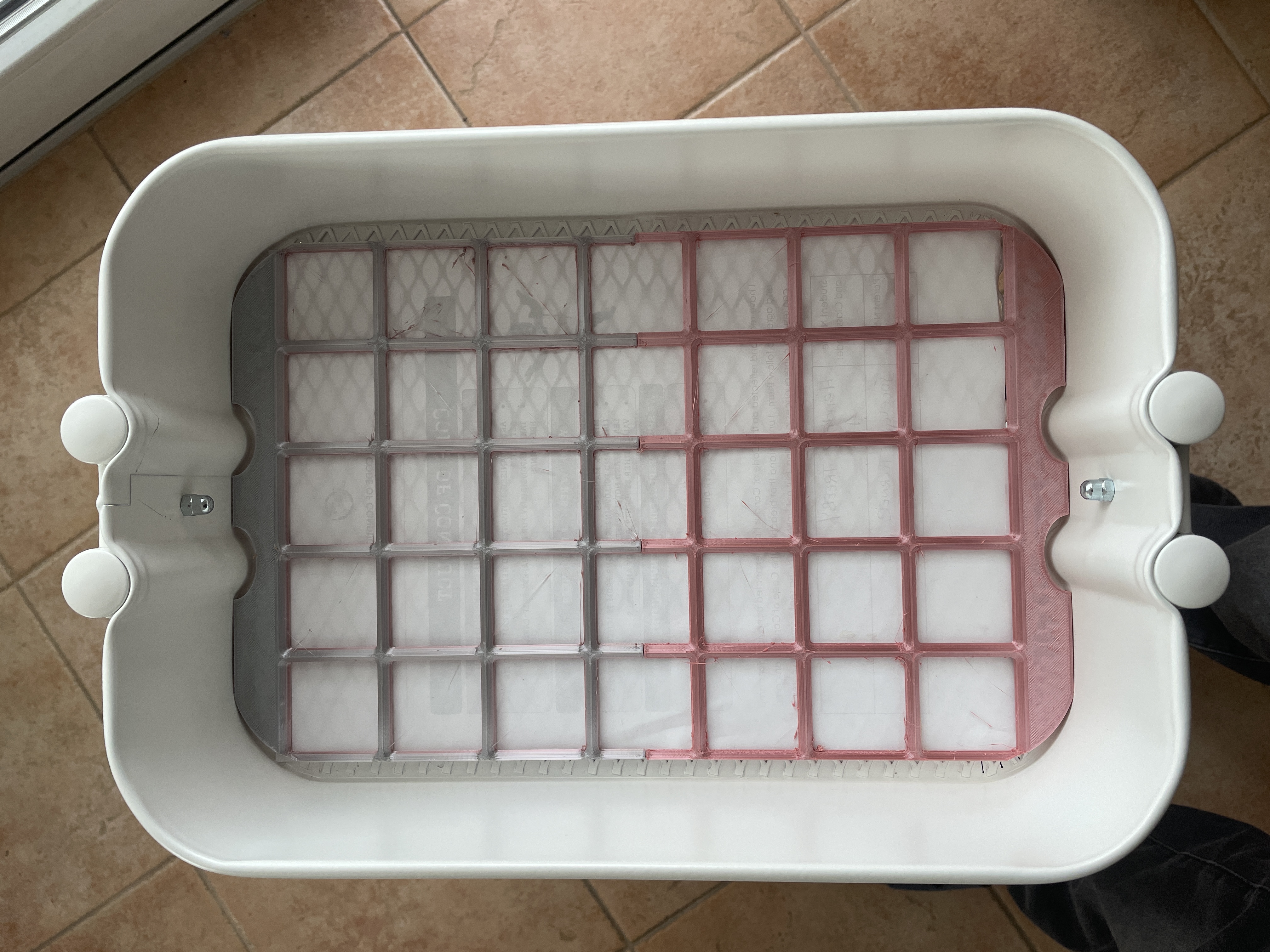 Gridfinity base plate for Ikea Rasholt