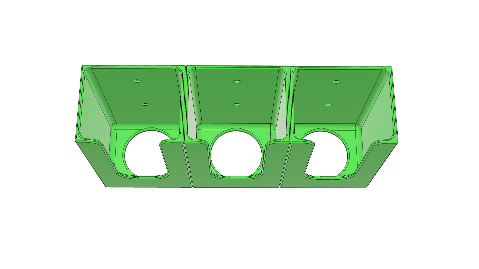 Cordless Drill Holder (seamless mounting) 3D model thumbnail