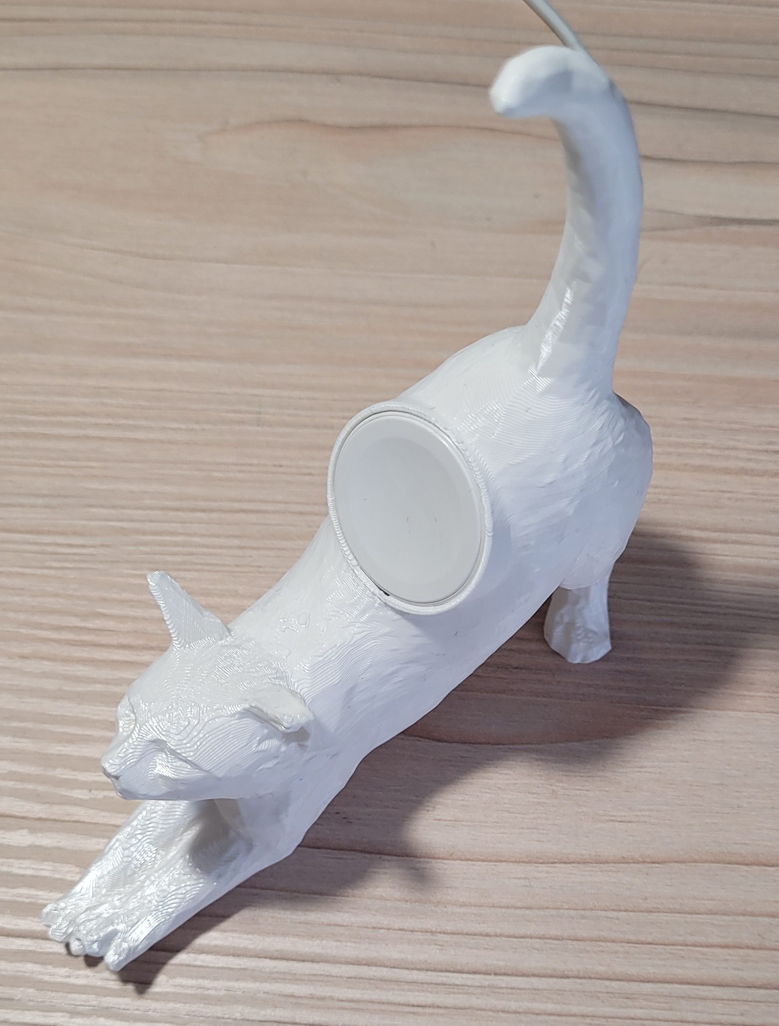 Apple Watch cat stand / dock (Extra room for cable)
