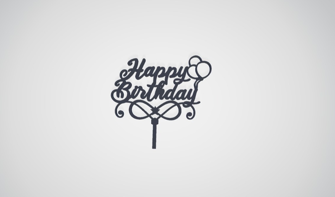 Cake Toper Birthday