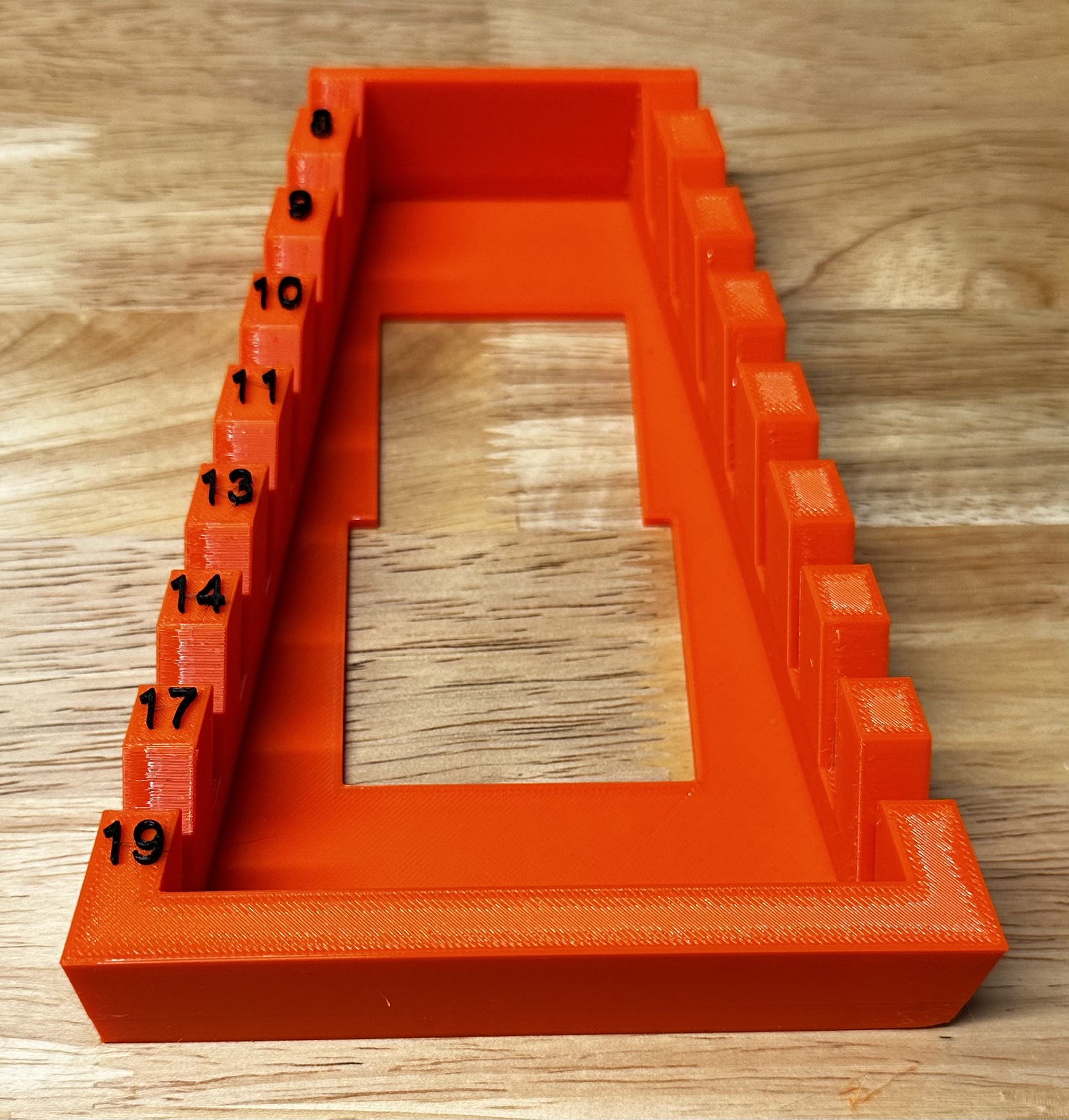 Wrench holder for 38mm x 38mm perforated wall by schmi Download free