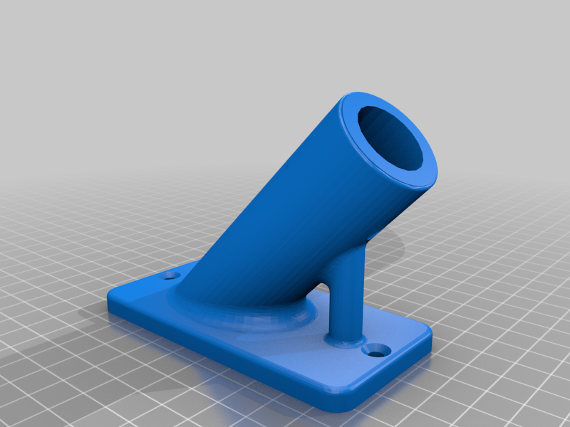 Flag Pole Bracket by Pampinho Download free STL model