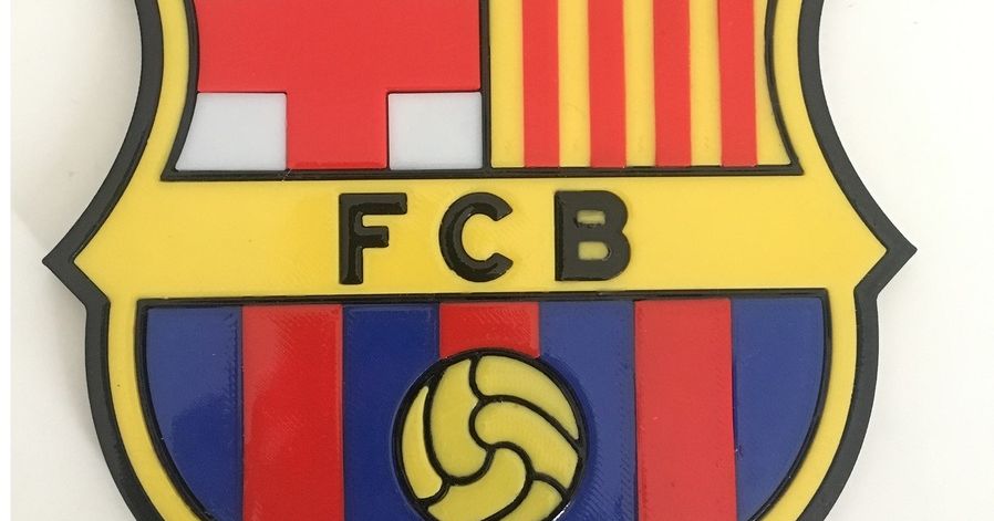 F.C. BARCELLONA WALL BADGE by Madiba | Download free STL model ...