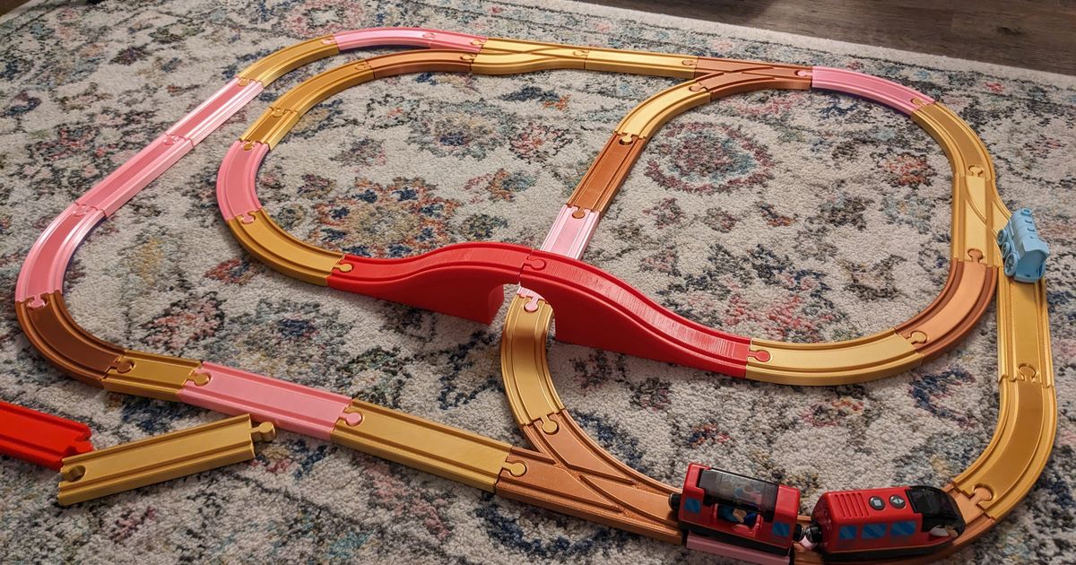 Toy Train Tracks by zeal Download free STL model