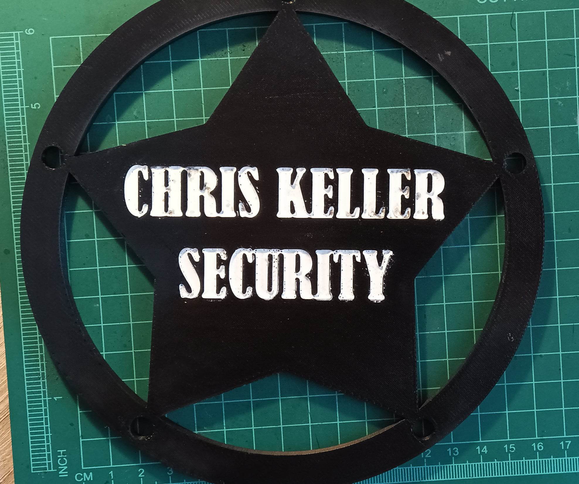 Security badge by Chochy Download free STL model Printables com Security badge by Chochy Download free STL model Printables com