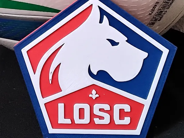 Lille Olympique Sporting Club (LOSC) coaster or plaque